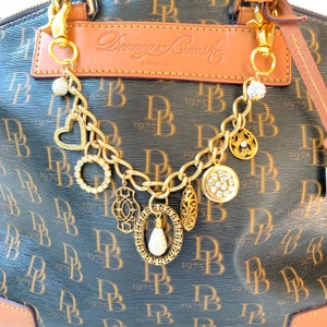 Lenora Dame Heart of Gold Chain Bag Charm