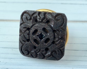 Anel de coquetel Lenora Dame Wooden Crest