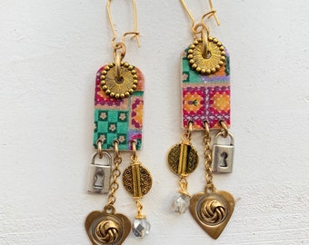 Lenora Dame Windchime Dangle Earrings