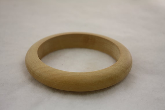薄型木製クラフトバングル - 10個セット、内径66 mm - Etsy 日本