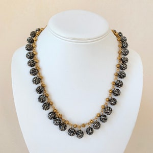 Lenora Dame Vintage-Inspired Rhinestone Pave Necklace - 3 color Options
