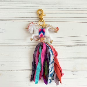 Lenora Dame Unicorn Purse Charm
