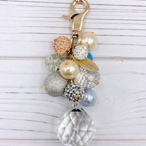 Lenora Dame Pastel Beaded Bag Charm