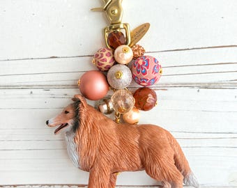 LAST FEW Lenora Dame Rough Collie Bag Charm