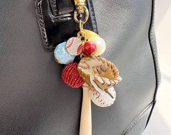 Lenora Dame Up at Bat Baseball Bag Charm - Limited Edition