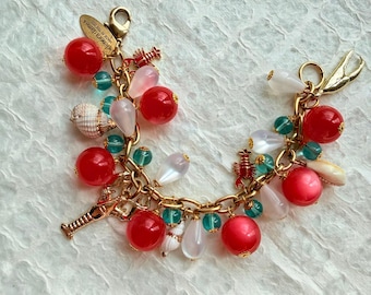 Lenora Dame Lobster Charm Bracelet