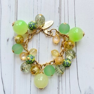 Lenora Dame Lemon and Lime Charm Bracelet