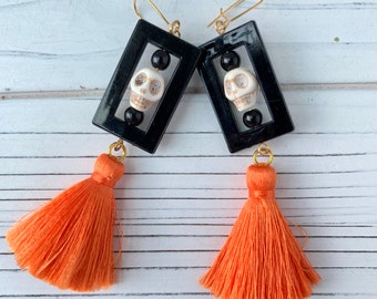 Lenora Dame Mischief Night Halloween Earrings