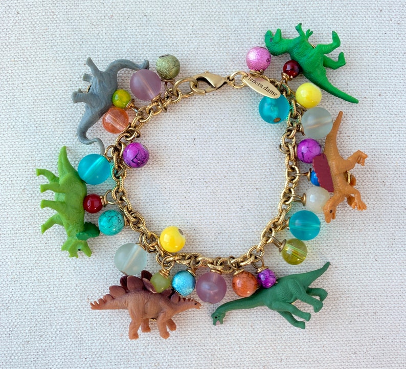 Lenora Dame Mini Dinosaur Charm Bracelet image 1