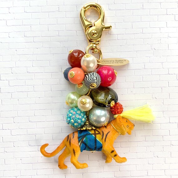 Lenora Dame Tiger Bag Charm