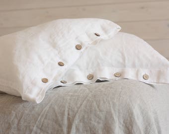 button pillow case
