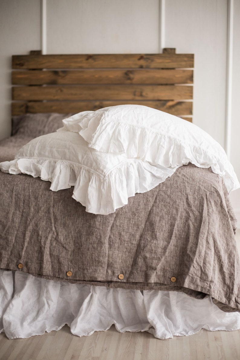 Luxury Linen Shabby Chic Pillows Case Linen Pillowcases With Etsy