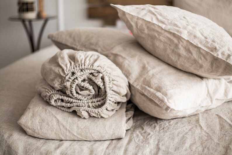 Flax Duvet Cover And Two Pillillowcases Queen King Full Sizes Pure Linen Gift 100 Organic Bedding Set Home Living Kromasol Com Linen Organic Bedding, Organic Linen Bedding Nz