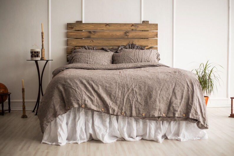 Classic Duvet Cover with buttons any sizes 19 colors Twin Etsy