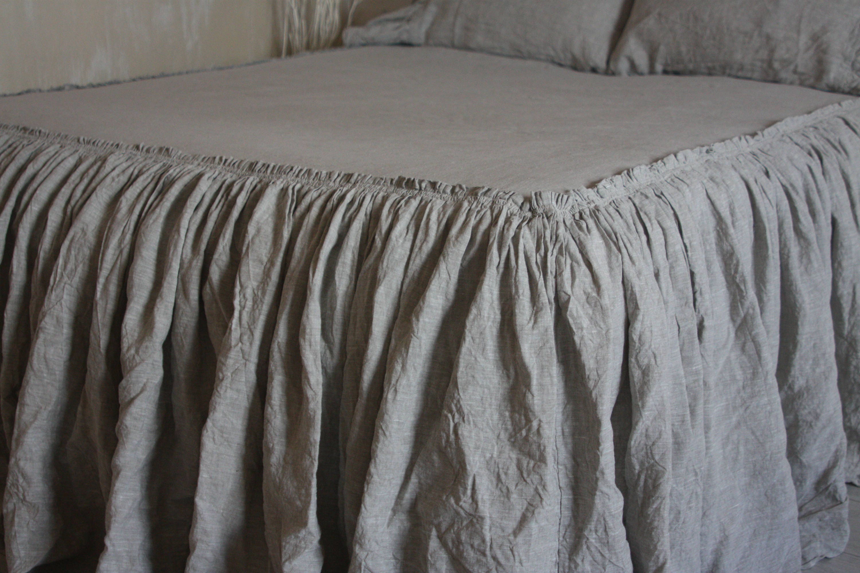 Linen Coverlet 19 Colors Natural Linen Bed Cover Bedspread Etsy