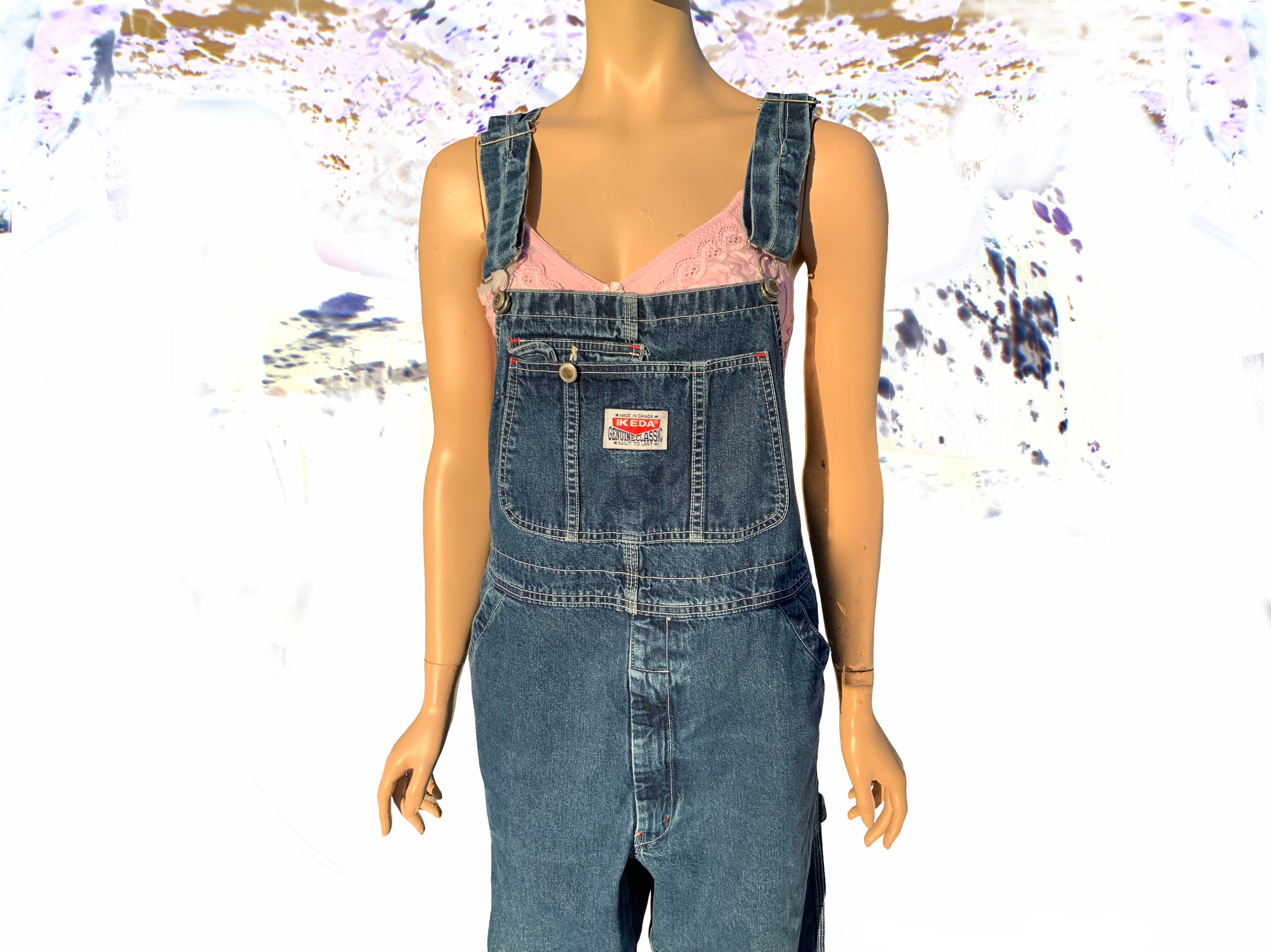 Low Waist Overalls 