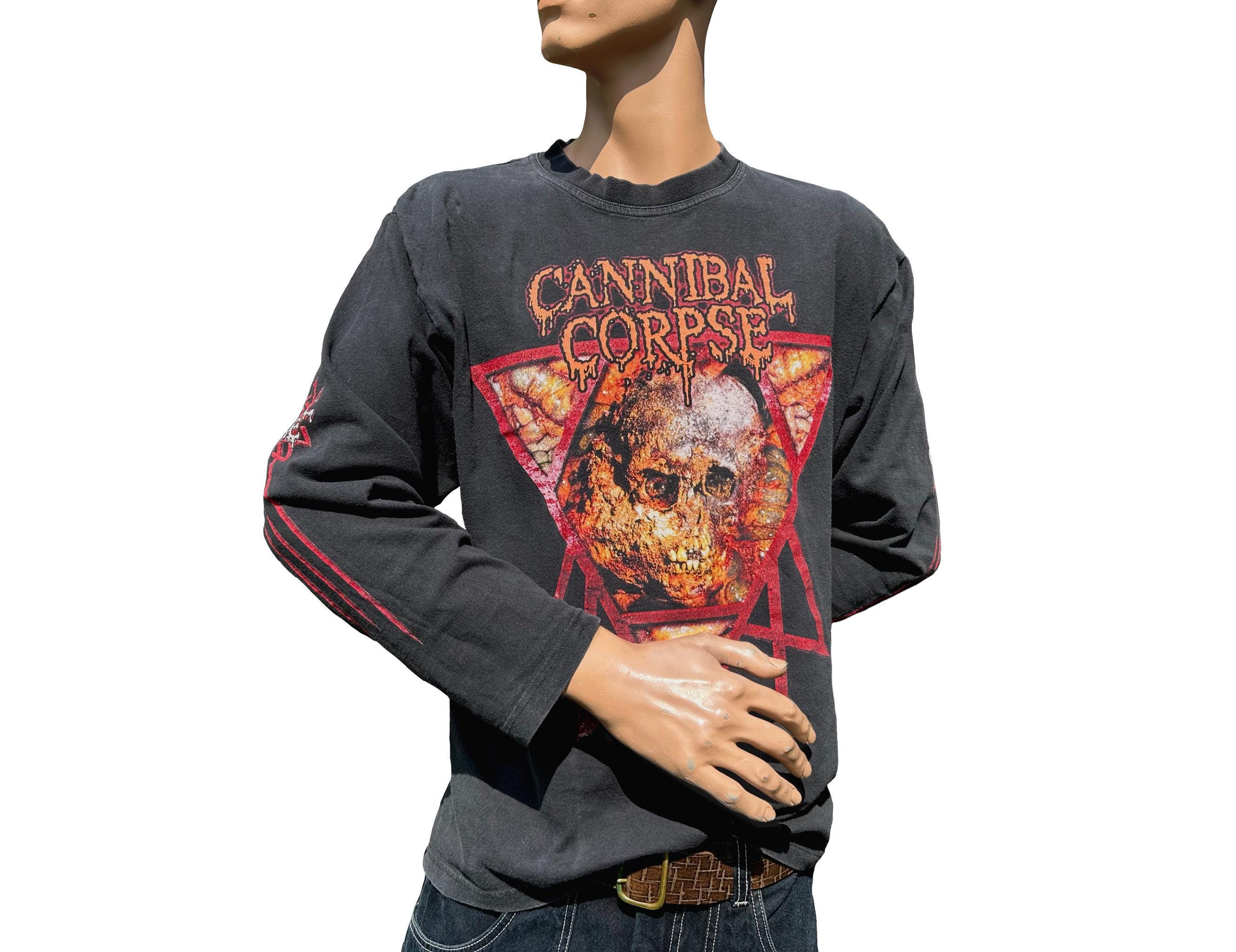 CANNIBAL CORPSE ツアーTシャツ 1994 ヴィンテージ　ロック 90's 90年代 90s カンニバル・コープス 音楽 バンT 長袖 Tシャツ