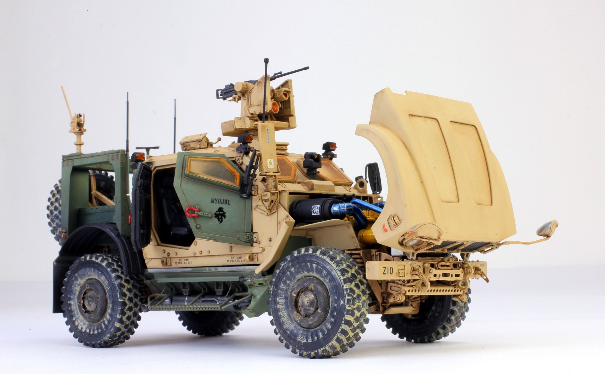 6 1/35アメリカ陸M-ATVM1240A1プラモデル（M-ATV M1240A1
