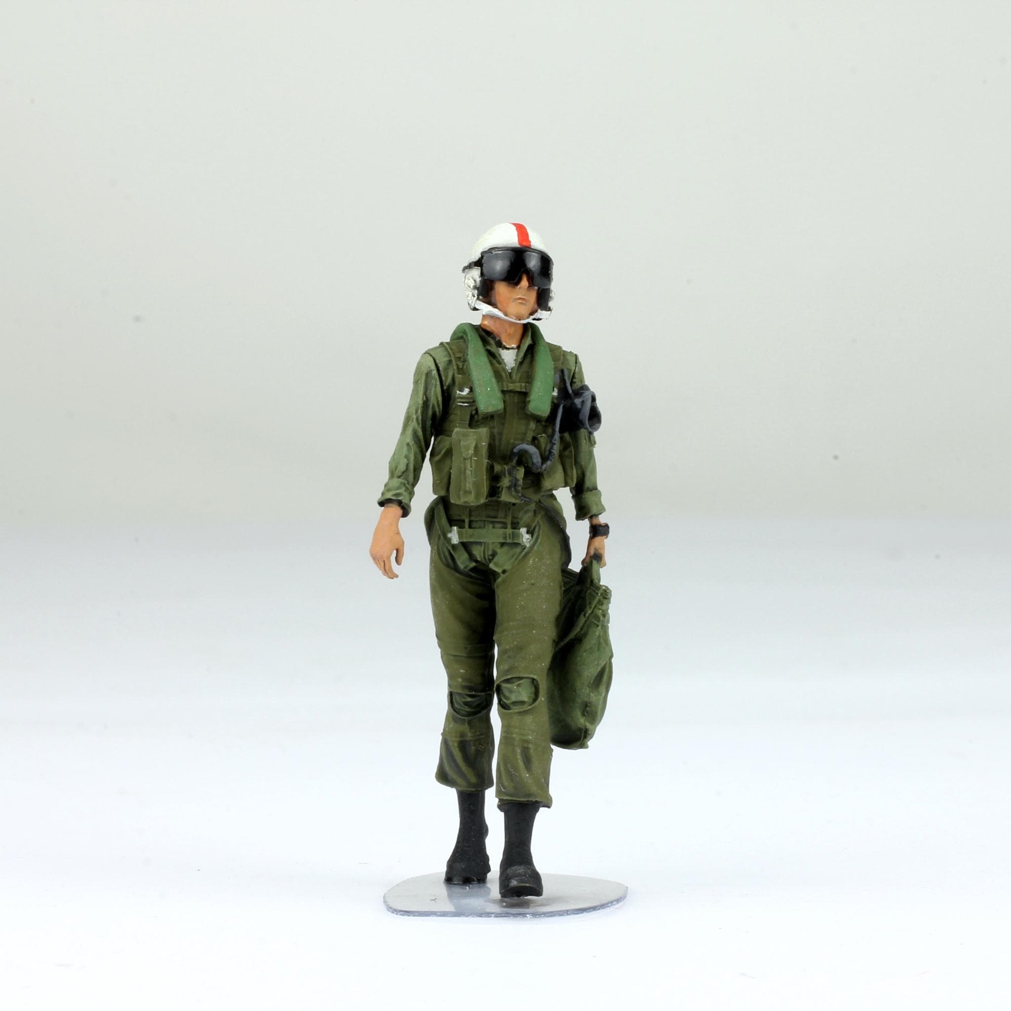 アメリカ 海兵隊 パイロット フィギュア ProPainted 1:35 アメリカ海軍戦闘機パイロット（F-14、F-18、A-7D、A