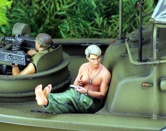 Preorder 1/35 Vietnam War PBR Mk.II (PBR31) Boat Resting Crewman
