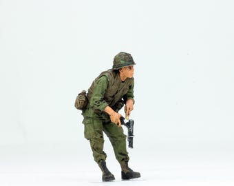 Vintage W Britain Set of Seven Toy Soldiers. The 22nd