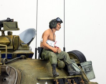 ProPainted 1:35 ベトナム戦争で負傷したアメリカの戦車兵（戦車