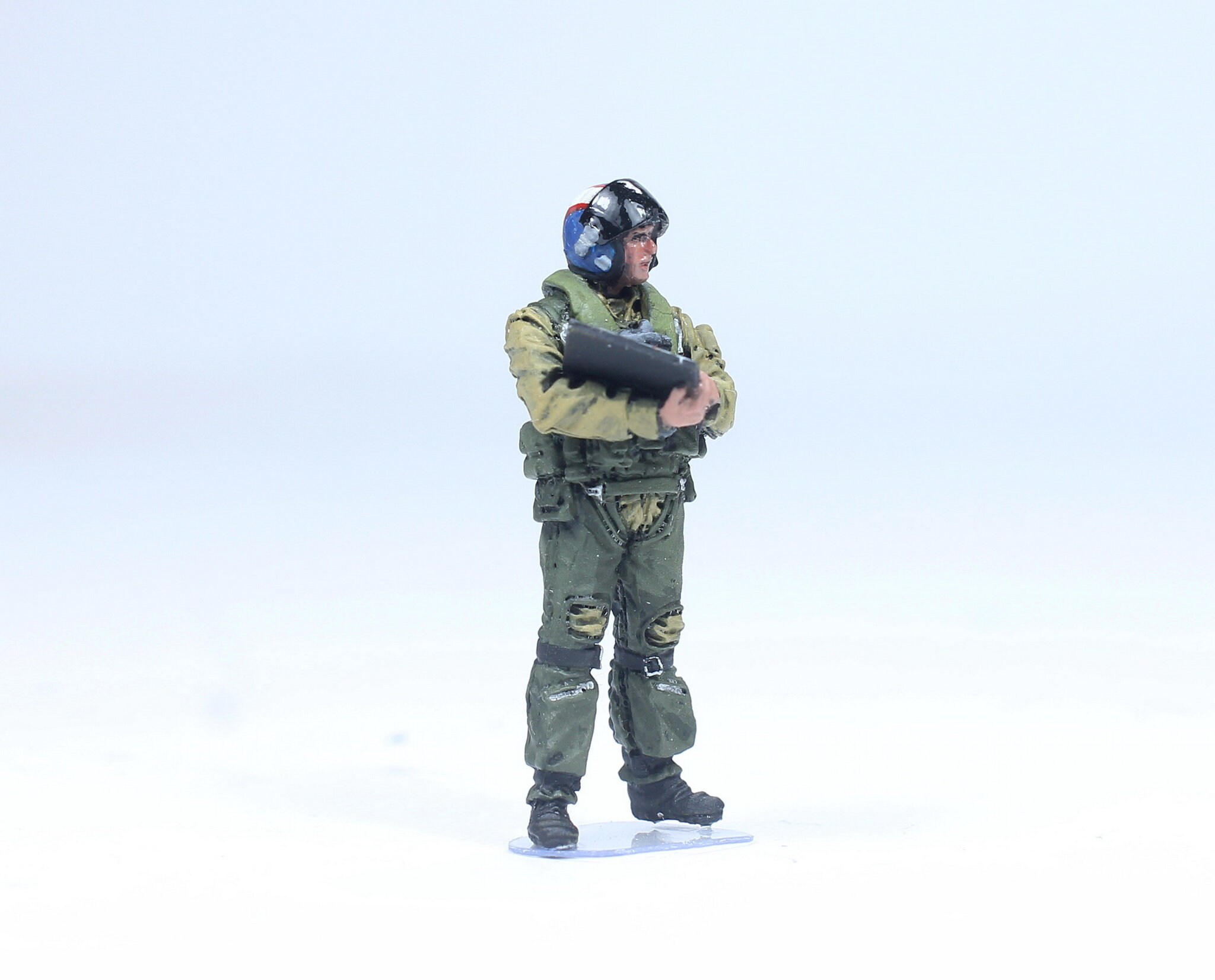 アメリカ海軍パイロットフィギュア 1/48スケール レジンモデルセット