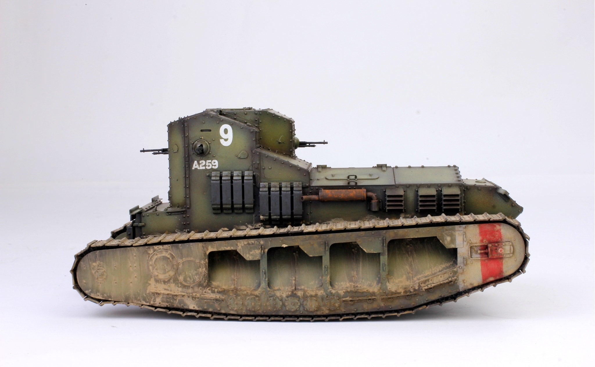 プロビルドモデル Mk.A ホイペット イギリス中戦車 WWI 1:35 プロビルドモデル Mk.A ホイペット イギリス中戦車 WWI 1:35