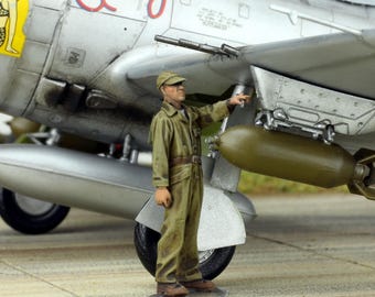 Figura ProPainted de la tripulación terrestre de la USAAF de la Segunda Guerra Mundial (Set 8)