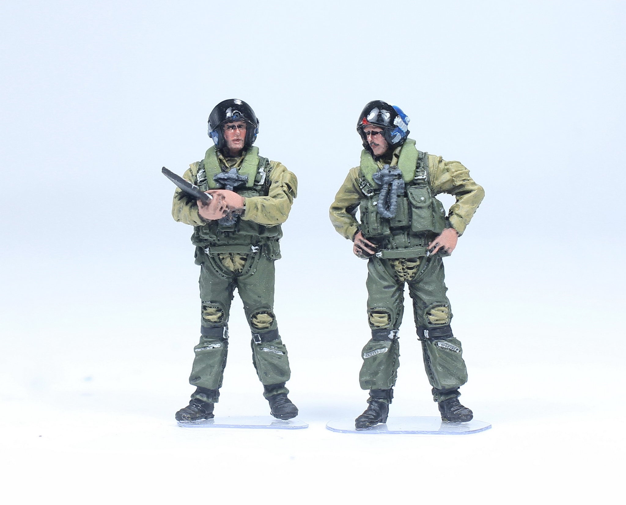 アメリカ海軍パイロットフィギュア 1/48スケール レジンモデルセット