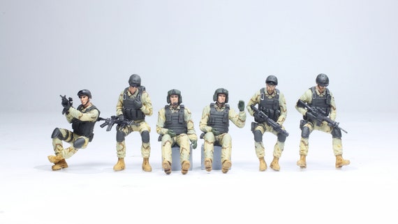 予約受付中 1/35スケール プロ塗装済みフィギュア 6体セット 米軍特殊