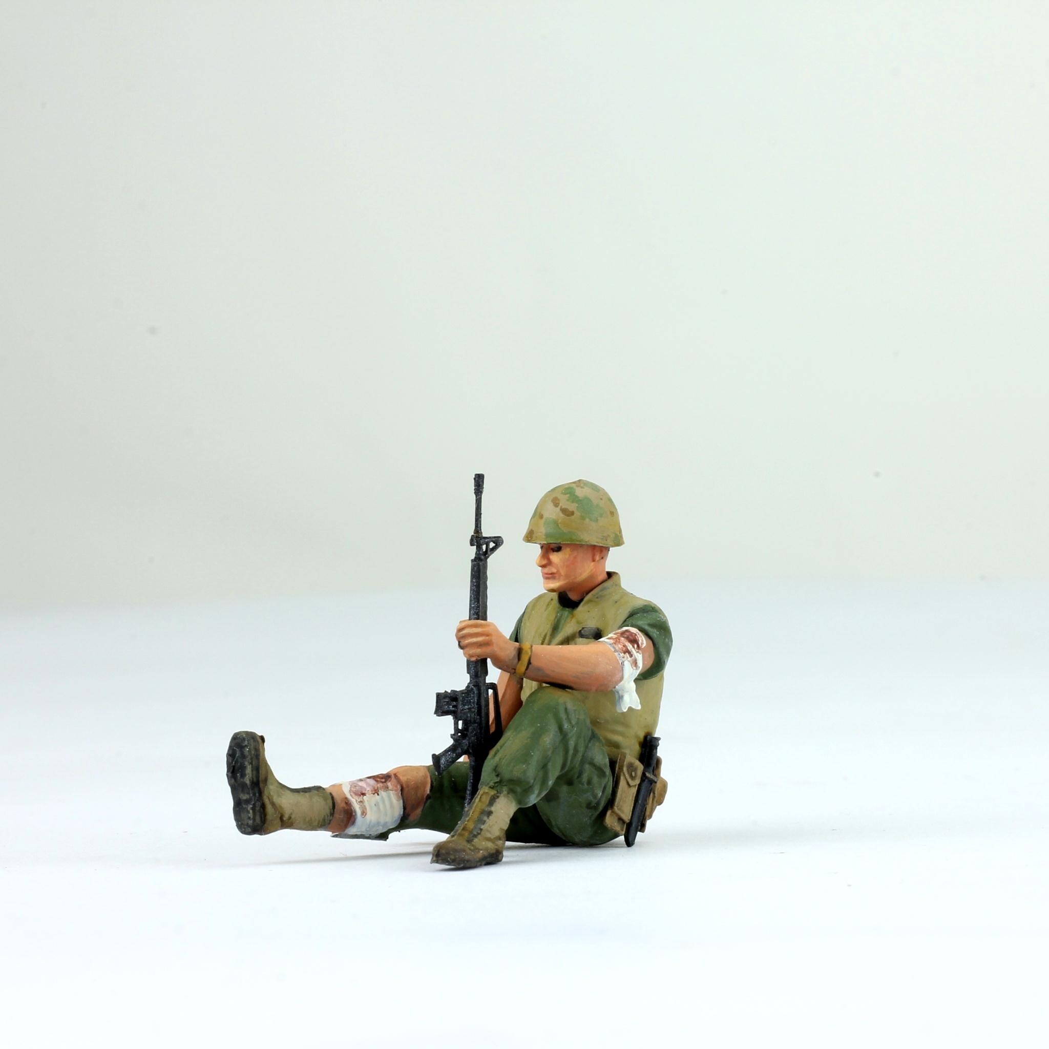 Propainted Set 04 1:35 USMC Soldiers, Khe Sanh Battle, Mau Than