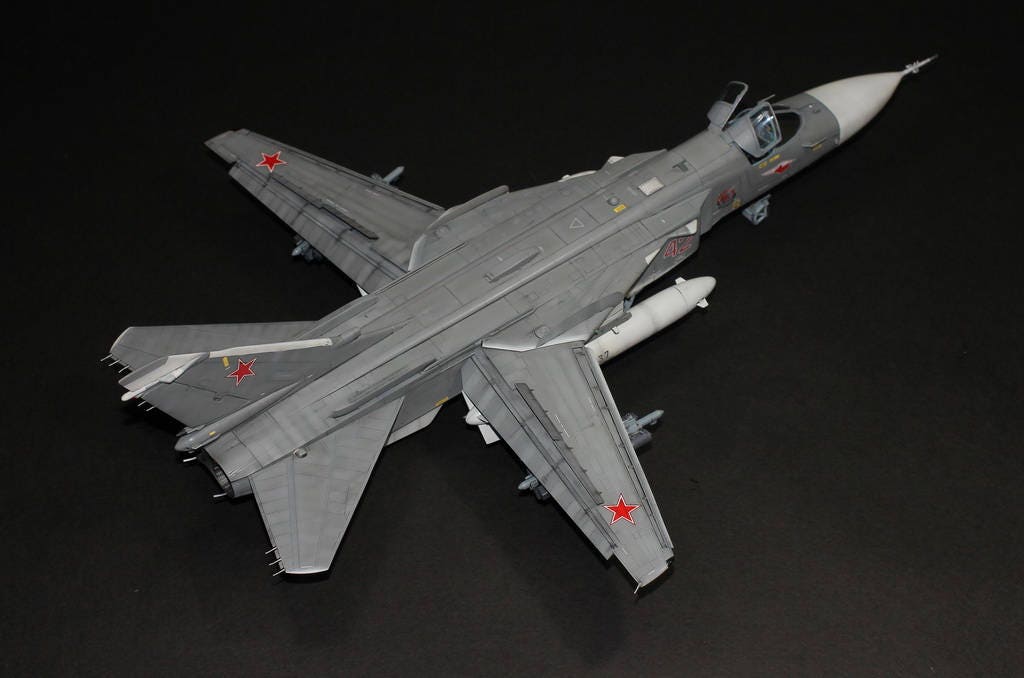 Pre-order Pro Built Model Russian Navy SU-24 Fencer 1:48 (built and ...