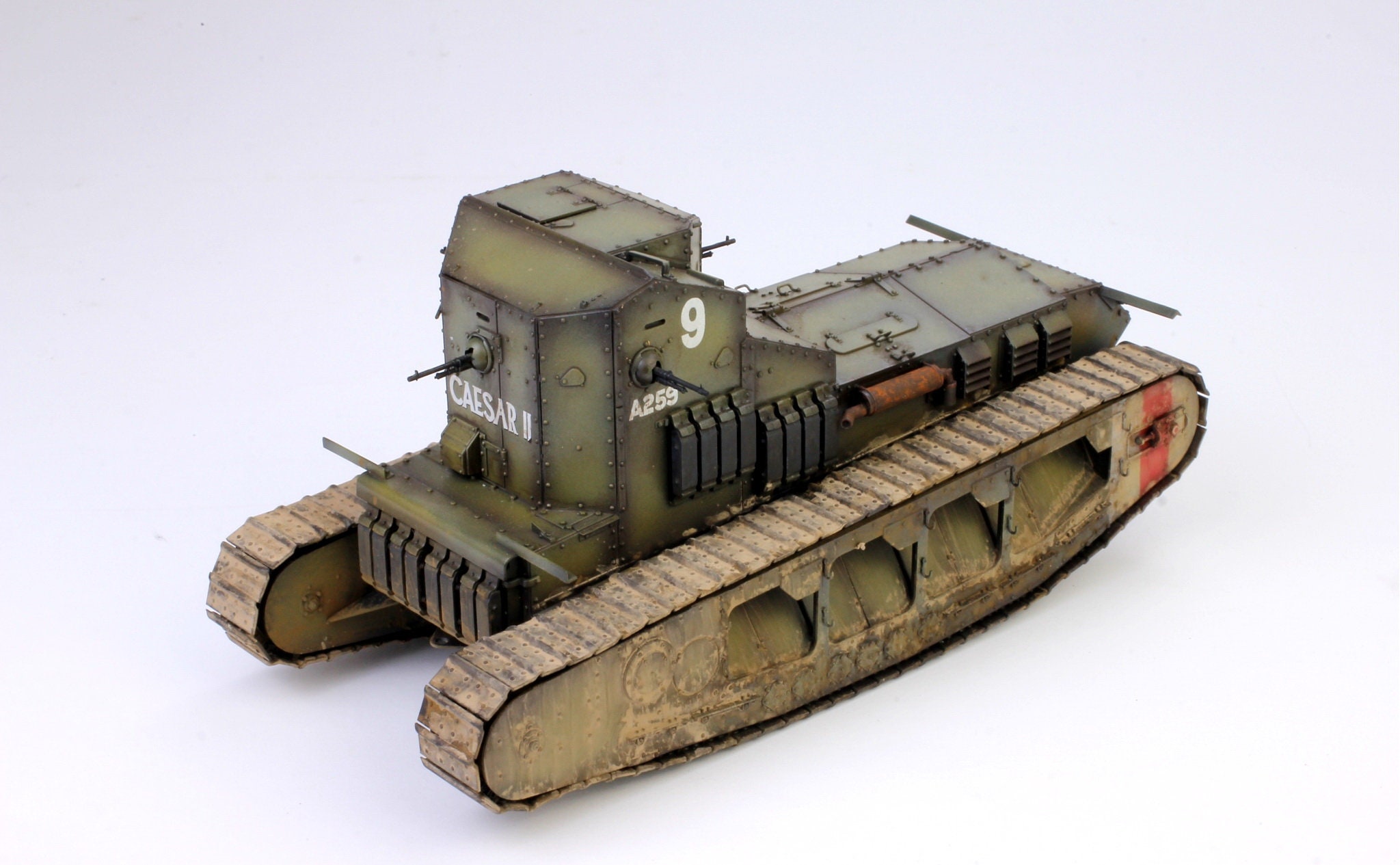 プロビルドモデル Mk.A ホイペット イギリス中戦車 WWI 1:35