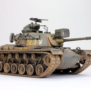 US Army M48A3 Patton Vietnam War 1:35 (built and Painted by