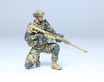 Painted Figure US Special Force In Multicam Camouflage 1:35 scale (Built and painted by Professional skills)