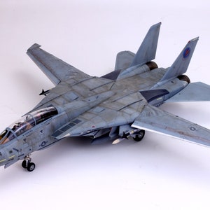 US Navy F-14A Tomcat (/w 02 Pilots) 1:48 (Built and painted by Professional skills)
