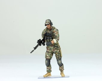 United Army Action Singer 迷彩兵士フィギュア United Army Action