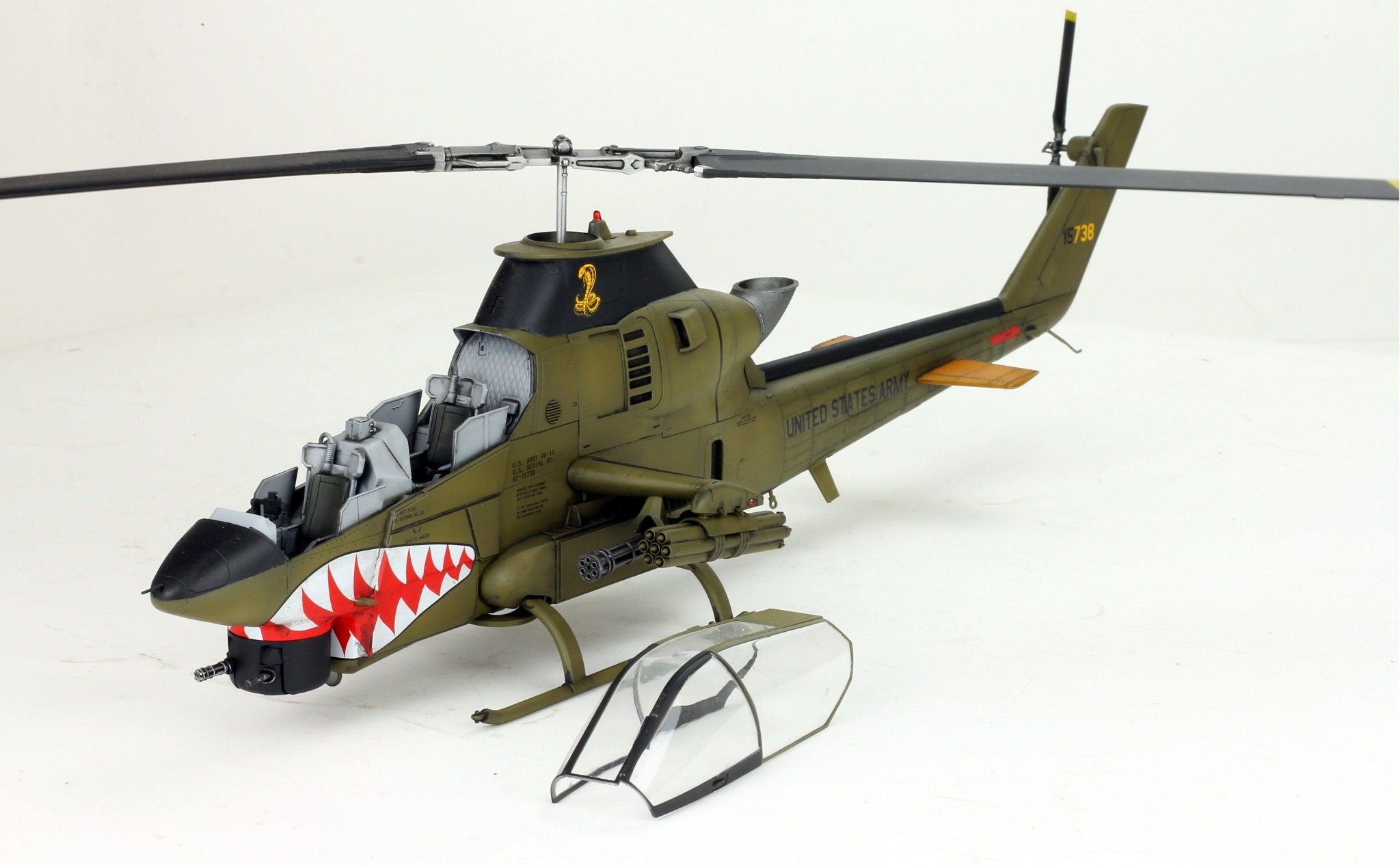 AH-1G コブラモデル：1/35スケール、ベトナム戦争アメリカ陸軍