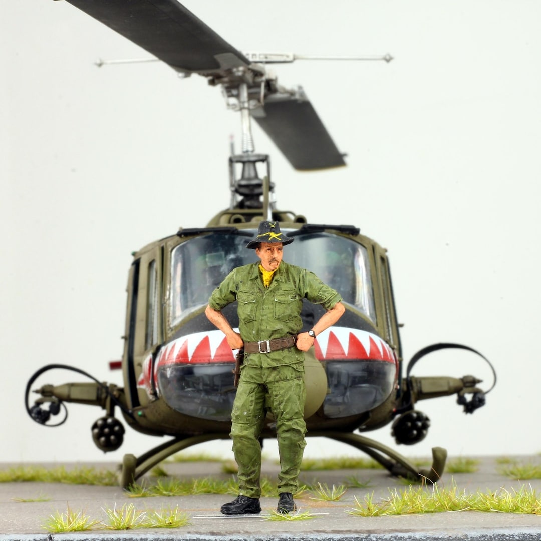 塗装済みフィギュア アメリカ第1騎兵隊 ヘリコプターパイロット