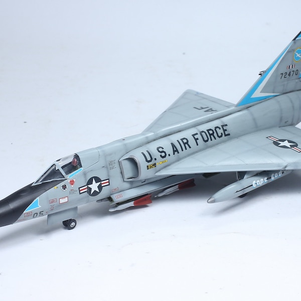 USAF F-106A Delta Dart Vietnam war 1:72 Pro Built Model (Built and painted by Professional skills)