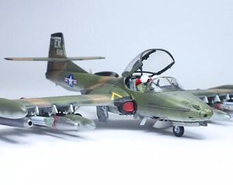 USAF A-37A Dragonfly Vietnam War 1:48 Pro Built Model (built