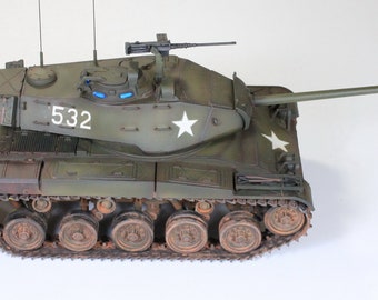 Char M41 Walker Bulldog Bataille De Dong Ha Vietnam 1972 - Modèle 1:72 World Of Tanks