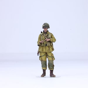 Pre-Order 1:35 Painted Figure US Paratrooper 101nd Airborne Division