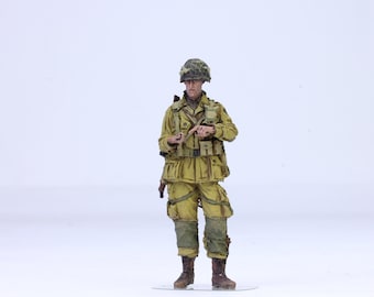 ペイント済みミニチュア - アメリカ空挺部隊第 101 空挺師団 WW2