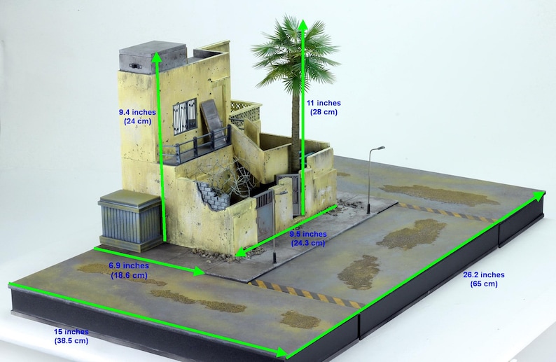 Pro-built 1/35 Middle East Building (iraq, Afghanistan, Gaza) Diorama ...