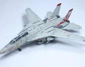 US Navy F-14A Tomcat Sundowner 1:72 Pro Built Model (Built and painted by Professional skills)