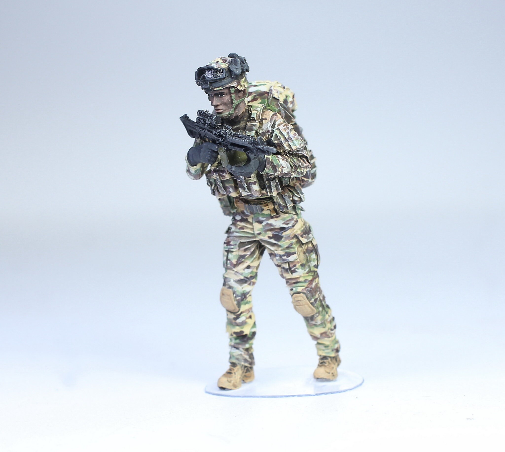 ハンドメイド アメリカ海軍特殊部隊SEALsフィギュア：1/35スケール