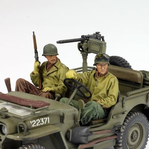 ProPainted Set 02 1:35 US car crews , WW2 (No Jeep)