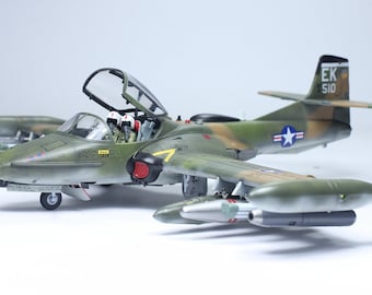 USAF A-37A Dragonfly Vietnam war 1:48 Pro Built Model (Built and painted by Professional skills)